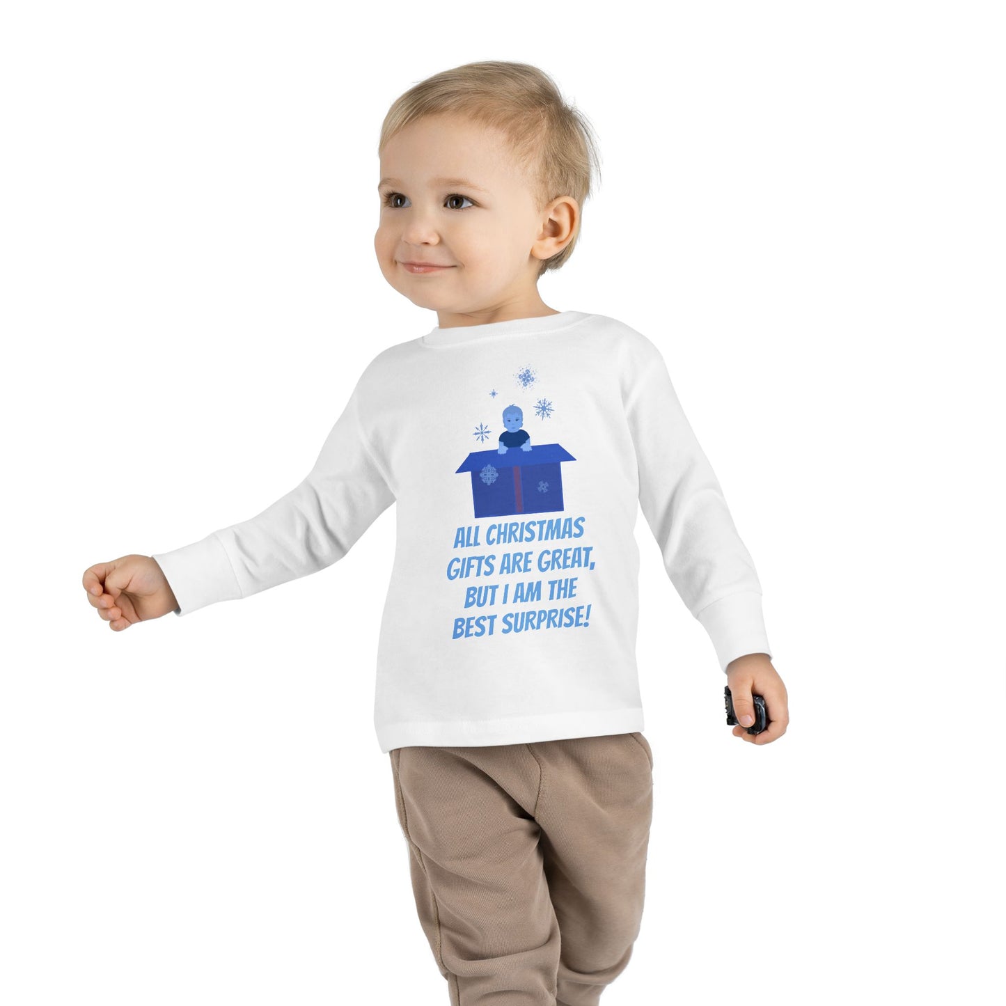 Christmas Surprise Toddler Long Sleeve Tee