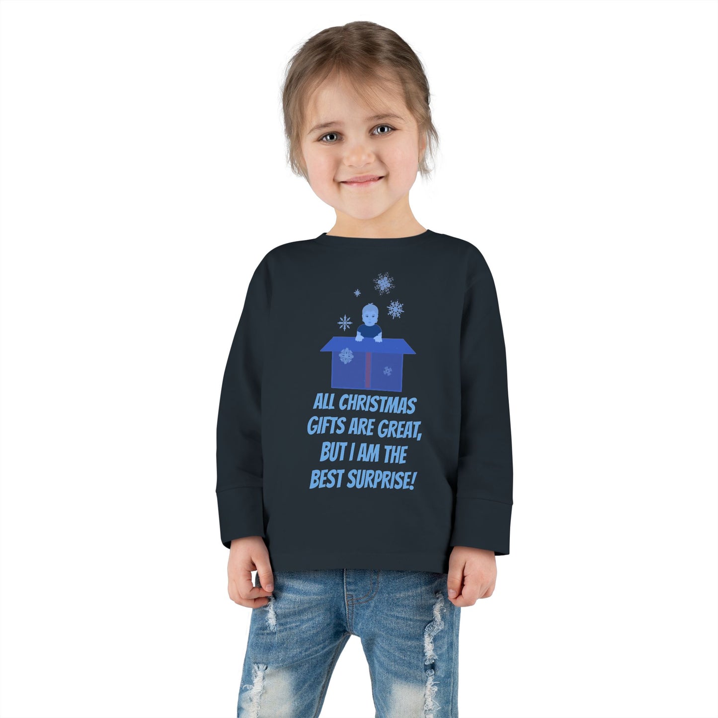 Christmas Surprise Toddler Long Sleeve Tee